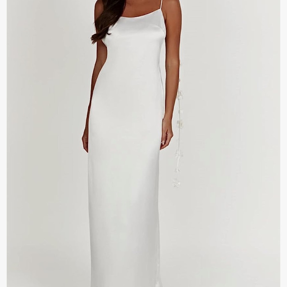 White Amazon dress